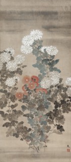 Chrysanthemums, mid 1600s. Creator: Kitagawa S?setsu (Japanese, active 1639-50).