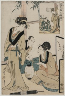Chushingura: Act VI of The Storehouse of Loyalty, late 1790s. Creator: Kitagawa Utamaro (Japanese, 1753?-1806).