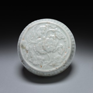 Circular Box: Qingbai Ware (lid), 1200s-1300s. Creator: Unknown.