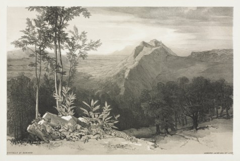 Civitella di Subiaco, c. 1840. Creator: Edward Lear (British, 1812-1888).