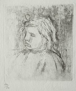 Claude Renoir, de trois-quarts à gauche, 1908. Creator: Pierre-Auguste Renoir (French, 1841-1919).