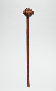 Club ("Knobkerrie"), 1800s-1900s. Creator: Unknown.