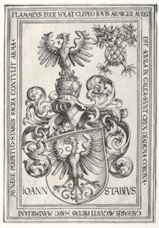 Coat of Arms of Johann Stabius. Creator: Wolf Traut (German, c. 1486-1520).