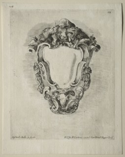 Collection of Various Caprices and New Designs of Cartouches and Ornaments: No 12. Creator: Stefano Della Bella (Italian, 1610-1664).