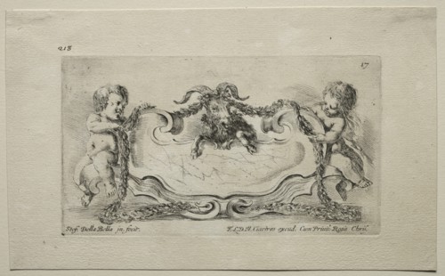 Collection of Various Caprices and New Designs of Cartouches and Ornaments: No 17. Creator: Stefano Della Bella (Italian, 1610-1664).