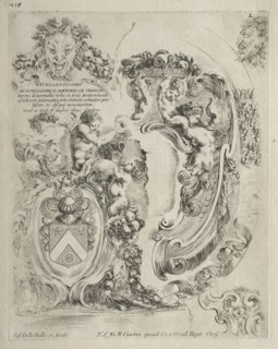 Collection of Various Caprices and New Designs of Cartouches and Ornaments: No. 2. Creator: Stefano Della Bella (Italian, 1610-1664).