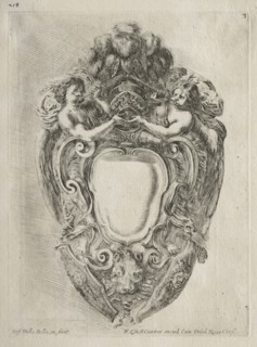 Collection of Various Caprices and New Designs of Cartouches and Ornaments: No. 3. Creator: Stefano Della Bella (Italian, 1610-1664).