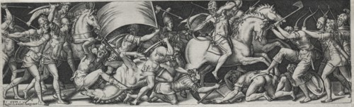 Combats and Triumphs, probably 1560s. Creator: Etienne Delaune (French, 1518/19-c. 1583).