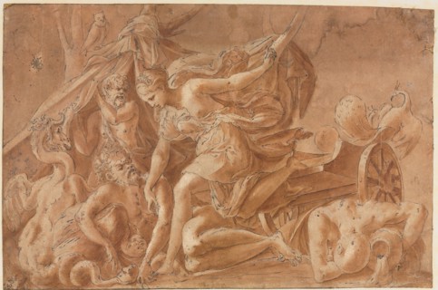 Copy after Primaticcio's Juno Awakening Sleep, after 1535. Creator: Unknown.