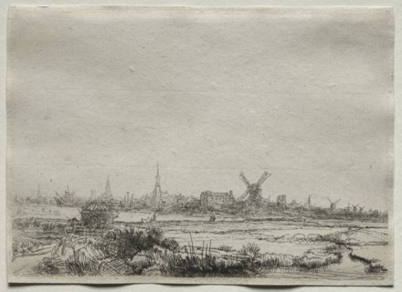 Copy of View of Amsterdam from the North West, 1700s. Creator: Unknown.