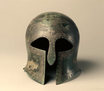 Corinthian Helmet, 500-475 BC. Creator: Unknown.