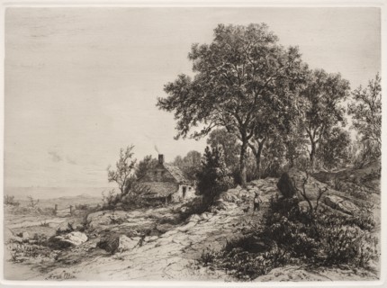 Cottage by the Sea. Creator: Hendrik Dirk Kruseman van Elten (American, 1829-1904).