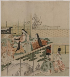 Court Ladies Making Dolls, 1790s. Creator: Kubo Shunman (1757-1820), attributed to.