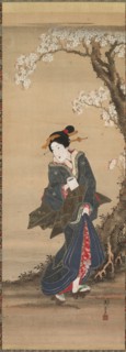 Courtesan, 19th century. Creator: Ikeda Eisen (Japanese, 1790-1848).