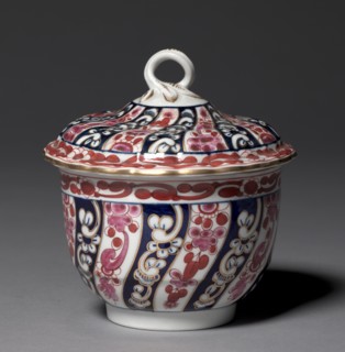 Covered Bowl, c. 1770. Creator: Worcester Porcelain Factory (British).