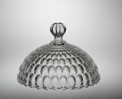 Covered Compote (lid), c. 1865. Creator: Bakewell, Pears and Company (American).