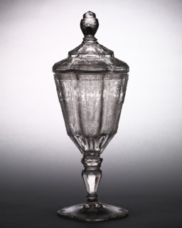 Covered Glass Cup, c. 1725. Creator: Unknown.