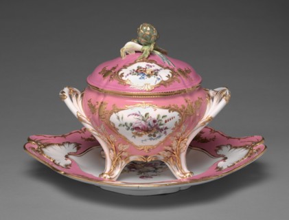 Covered Tureen on Stand (2 of 2), 1757. Creator: Sèvres Porcelain Manufactory (French, est. 1740).