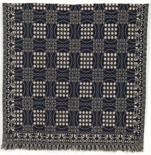 Coverlet, 1840. Creator: Unknown.