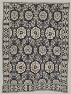 Coverlet, mid 19th century. Creator: Unknown.