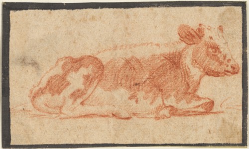 Cow, second half 1600s. Creator: Johann Heinrich Roos (German, 1631-1685).