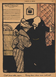 Crimes and Punishments XIX, 776: It's about your father , 1872. Creator: Félix Vallotton (French, 1865-1925).