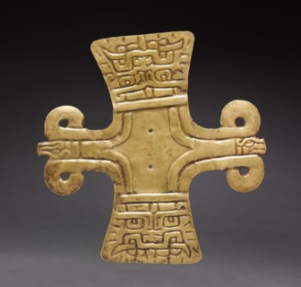 Cross-Shaped Ornament, c. 500-200 BC. Creator: Unknown.