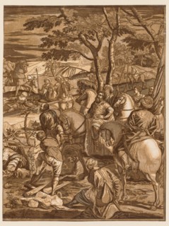 Crucifixion, 1741. Creator: John Baptist Jackson (British, 1701-c. 1780).