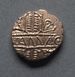 Cunobeline Stater (obverse), c. 10-40 A.D.. Creator: Unknown.
