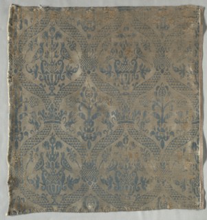 Damask Fragment, 1500s. Creator: Unknown.