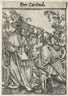 Dance of Death: The Cardinal. Creator: Hans Holbein (German, 1497/98-1543).