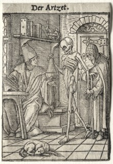Dance of Death: The Doctor. Creator: Hans Holbein (German, 1497/98-1543).