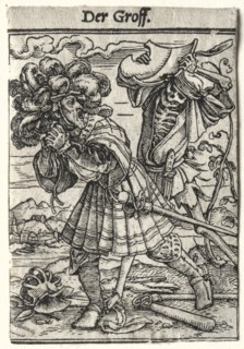 Dance of Death: The Earl, c. 1526. Creator: Hans Holbein (German, 1497/98-1543).