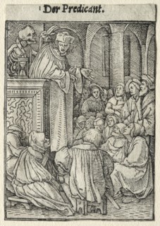 Dance of Death: The Preacher. Creator: Hans Holbein (German, 1497/98-1543).