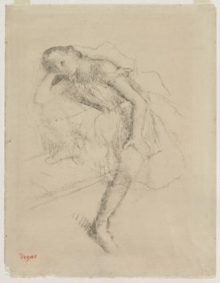 Dancer at Rest, c. 1895. Creator: Edgar Degas (French, 1834-1917).