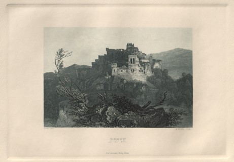 Das Malerische und Romantische Rheinland: Dhaun an der Nahe, 1928. Creator: Henry Winkles (British, 1801-1900); Kurt Schroeder.