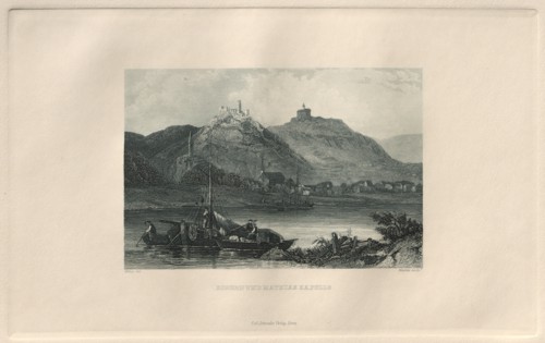 Das Malerische und Romantische Rheinland: Kobern und Mathias Kapelle, 1928. Creator: Henry Winkles (British, 1801-1900); Kurt Schroeder.
