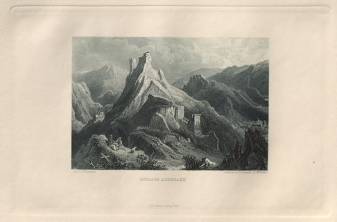 Das Malerische und Romantische Rheinland: Schloss Altenahr, 1928. Creator: Henry Winkles (British, 1801-1900); Kurt Schroeder.
