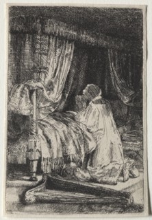 David in Prayer, 1652. Creator: Rembrandt van Rijn (Dutch, 1606-1669).