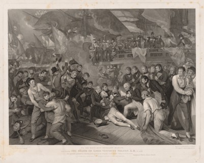 Death of Lord Nelson. Creator: James Heath (British, 1757-1834).