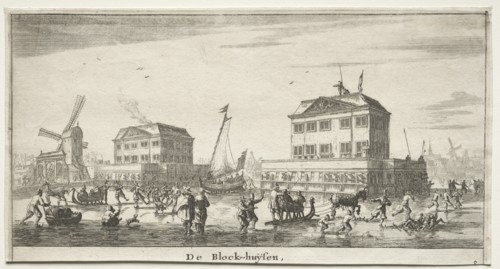 De Block-huysen. Creator: Reinier Nooms (Dutch, c. 1623-1667).