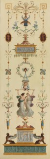 Decorative Panel, 1790s. Creator: Pierre Rousseau (French, 1751-1829).