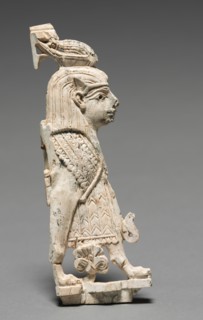 Decorative Plaque: Winged Sphinx, 900-800 BC. Creator: Unknown.