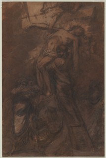 Descent from the Cross, 1600s. Creator: Anonymous.