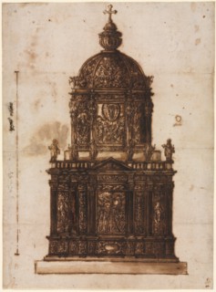 Design for a Ciborium, 1600s. Creator: Fantoni Family Workshop (Italian).