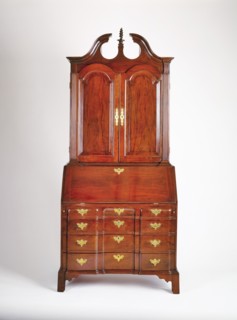 Desk and Bookcase , c. 1780. Creator: Unknown.