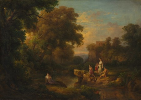 Diana and Her Nymphs, 1853. Creator: Károly Markó (Hungarian, 1791-1860).