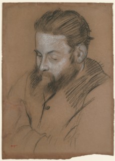Diego Martelli, 1879. Creator: Edgar Degas (French, 1834-1917).