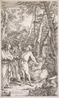 Diogenes and His Cup, 1662. Creator: Salvator Rosa (Italian, 1615-1673).