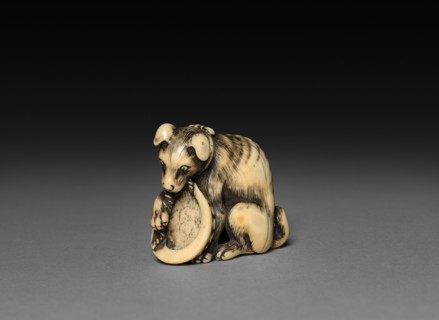 Dog with Shell, 18th century. Creator: Unknown.